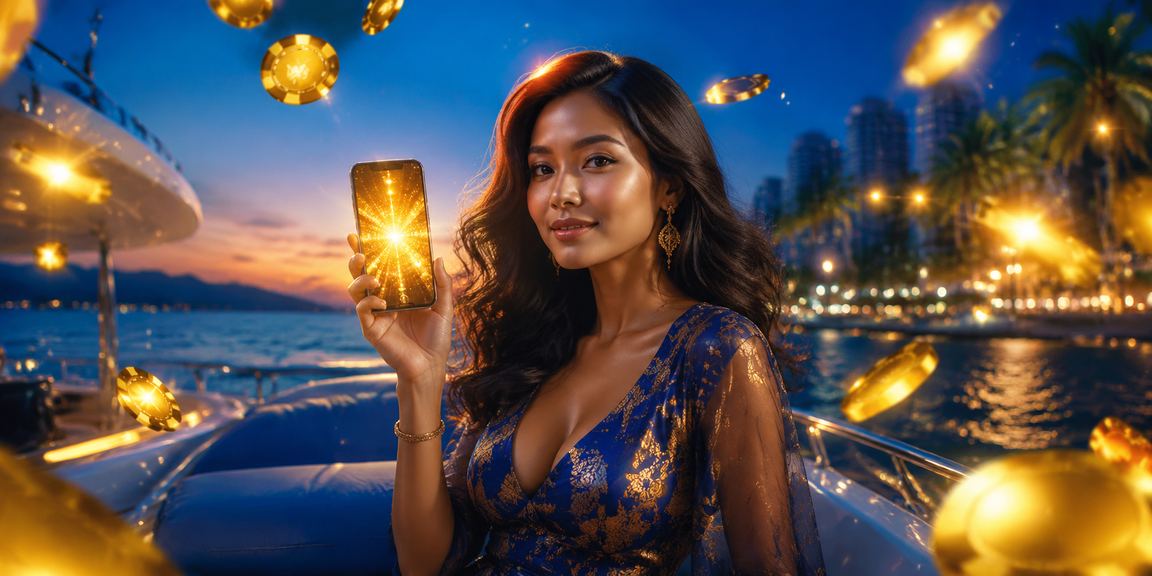 Pemain menikmati casino mobile dengan smartphone di Indonesia